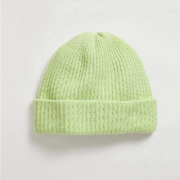 ATM Anthony Thomas Melillo Cashmere Hat in Mint Tint NWT - Picture 1 of 6